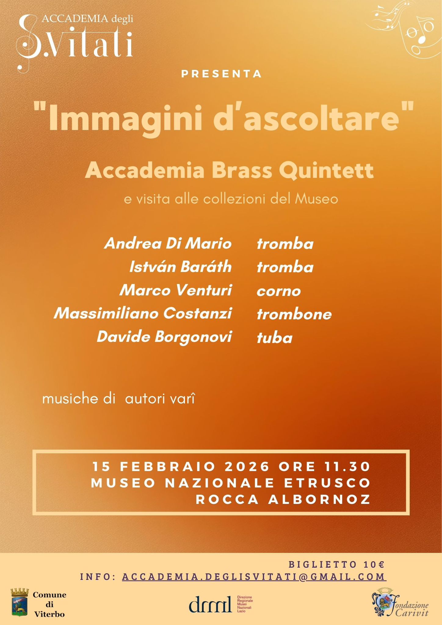 concerto 15 febbraio 2026